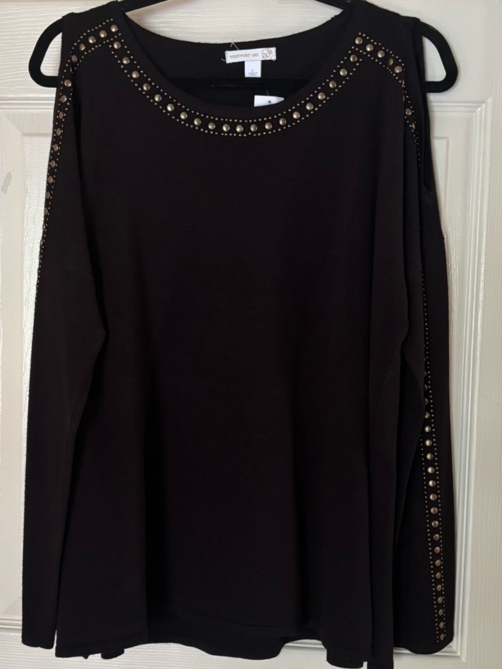 Gold Studded Black Tunic